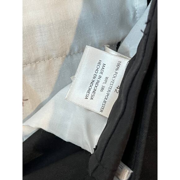 Black Flat Front Shorts Mens 42x9 - Picture 3 of 3